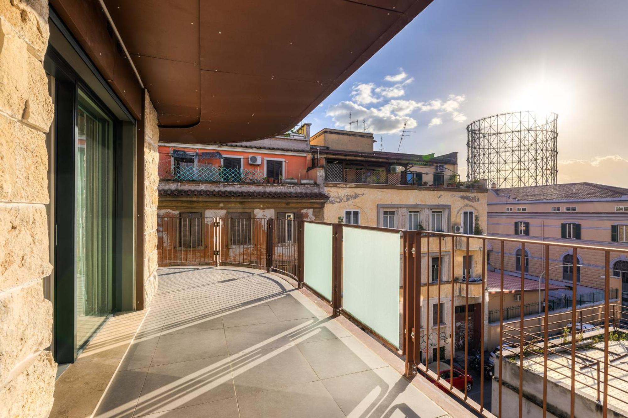 Gasometer Urban Suites Rome Exterior photo The terrace