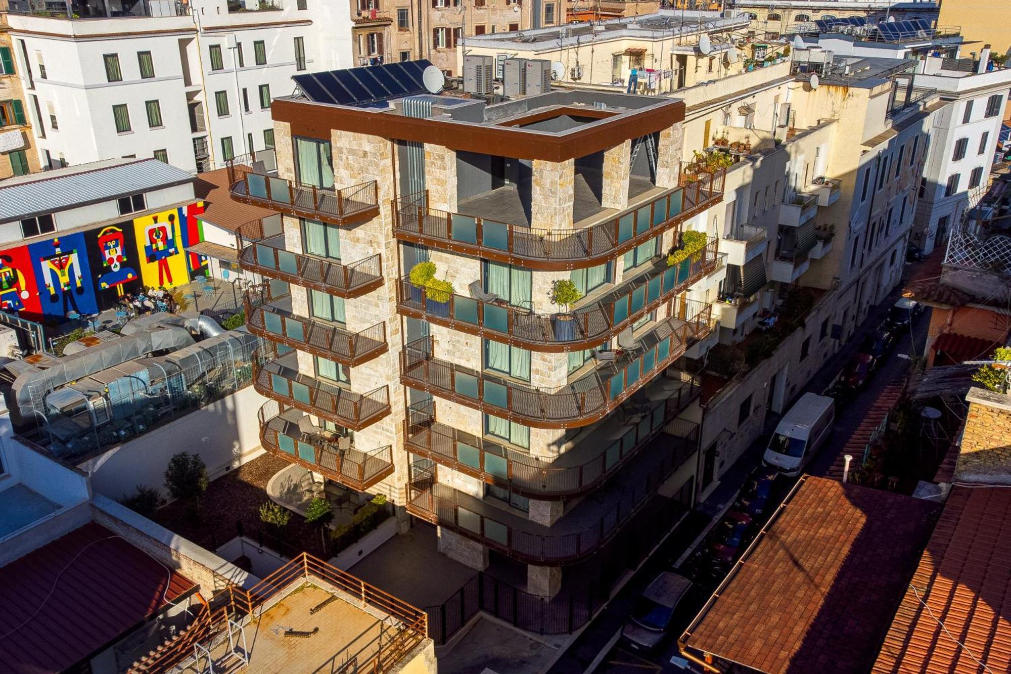 Gasometer Urban Suites Rome Exterior photo The proposed building